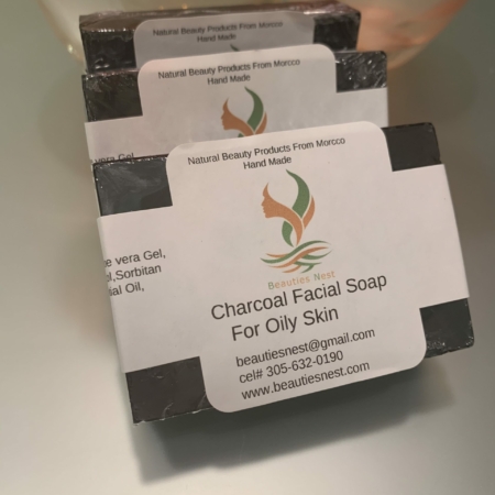 charcoal facial soap oily skin scaled 1 - BeautiesNest - Natural & Organic Moroccan Beauty Products
