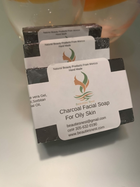 charcoal facial soap oily skin scaled 1 - BeautiesNest - Natural & Organic Moroccan Beauty Products