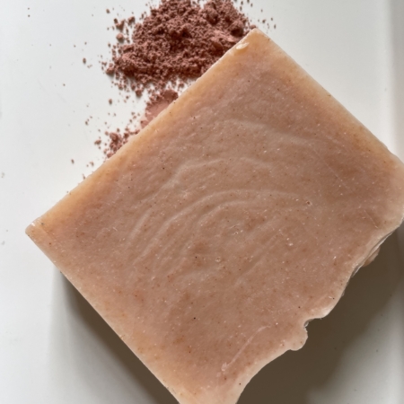 rosehip and rose clay facial soap - BeautiesNest - Natural & Organic Moroccan Beauty Products