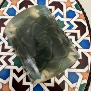 succulent body soap spirulina - BeautiesNest - Natural & Organic Moroccan Beauty Products