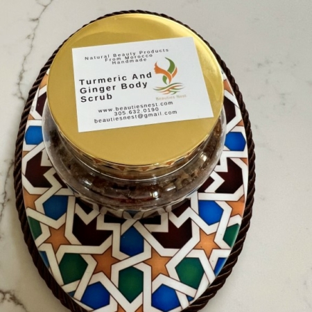 turmeric and ginger body scrub Medium - BeautiesNest - Natural & Organic Moroccan Beauty Products
