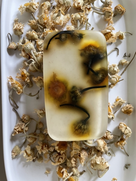 chamomile and oat body soap 2 - Natural & Organic Moroccan Beauty Products - BeautiesNest